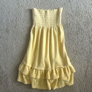 Juicy Couture strapless terry cloth dress